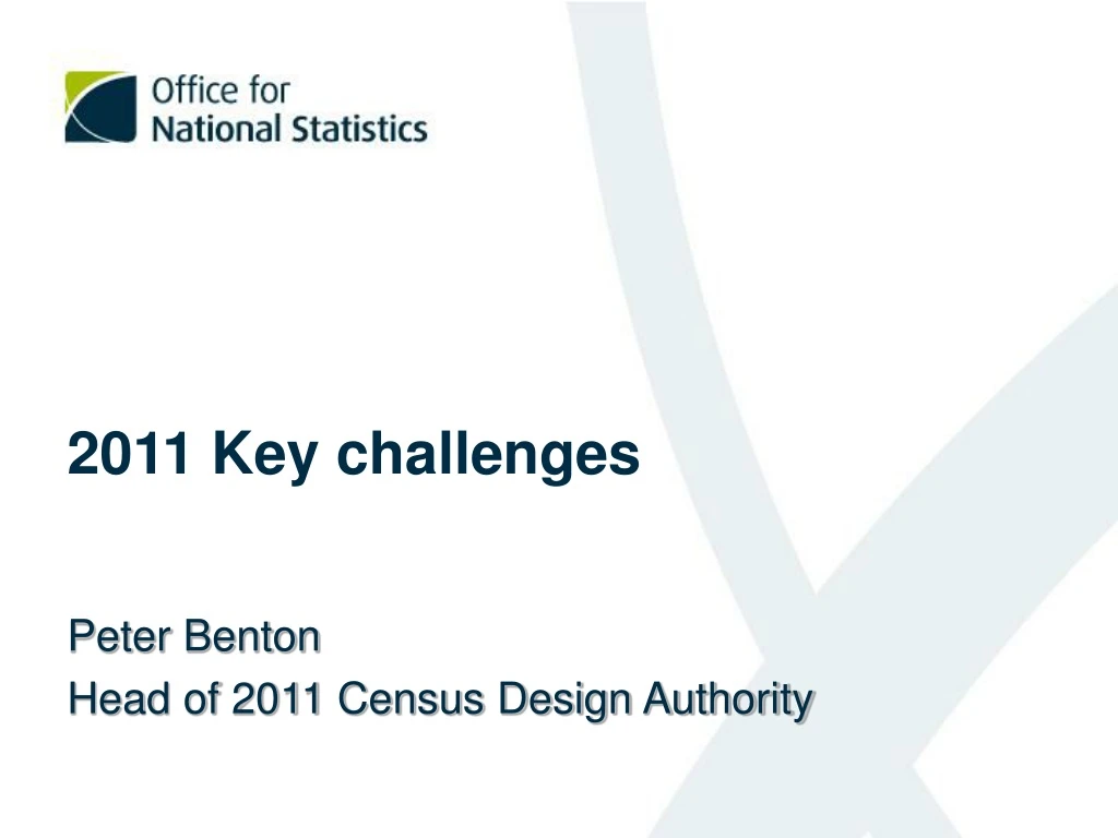 2011 key challenges