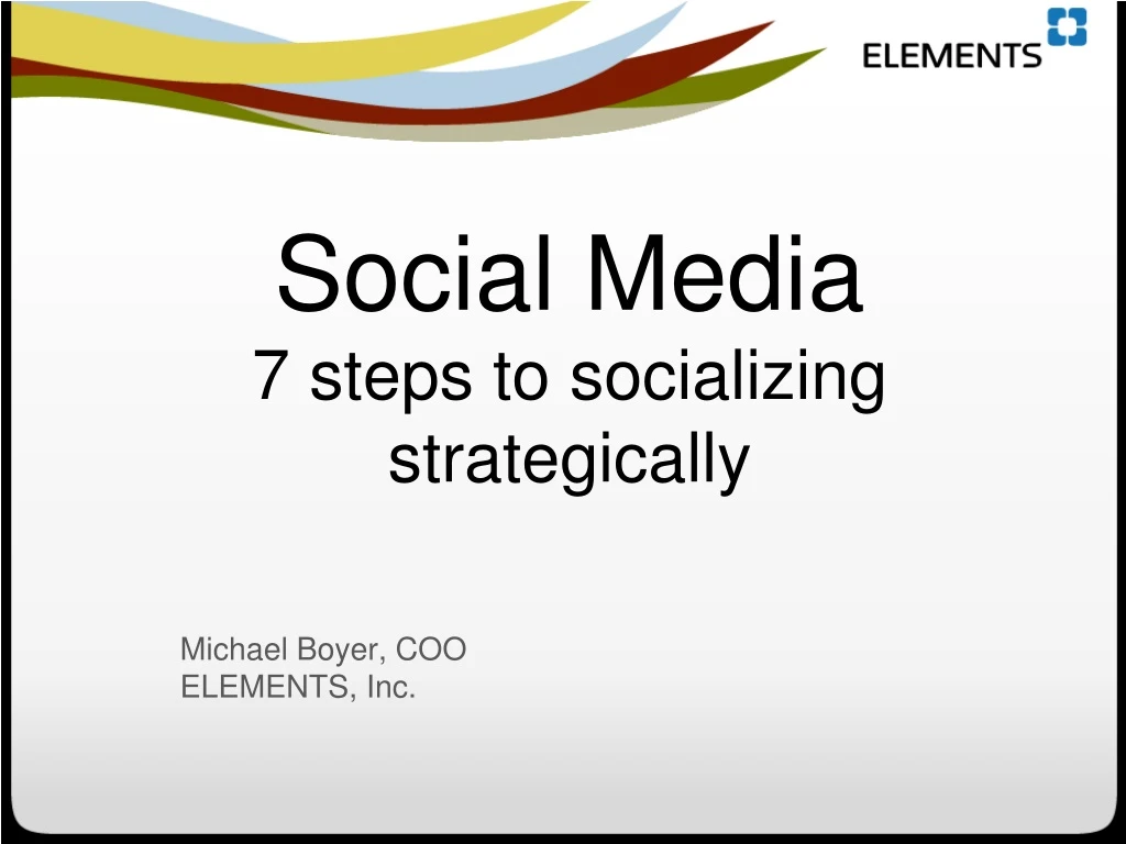 social media 7 steps to socializing strategically