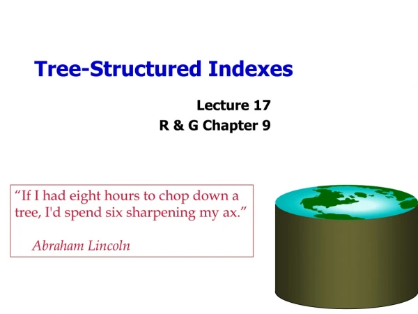 Tree-Structured Indexes