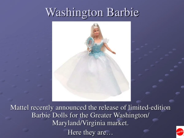 Washington Barbie