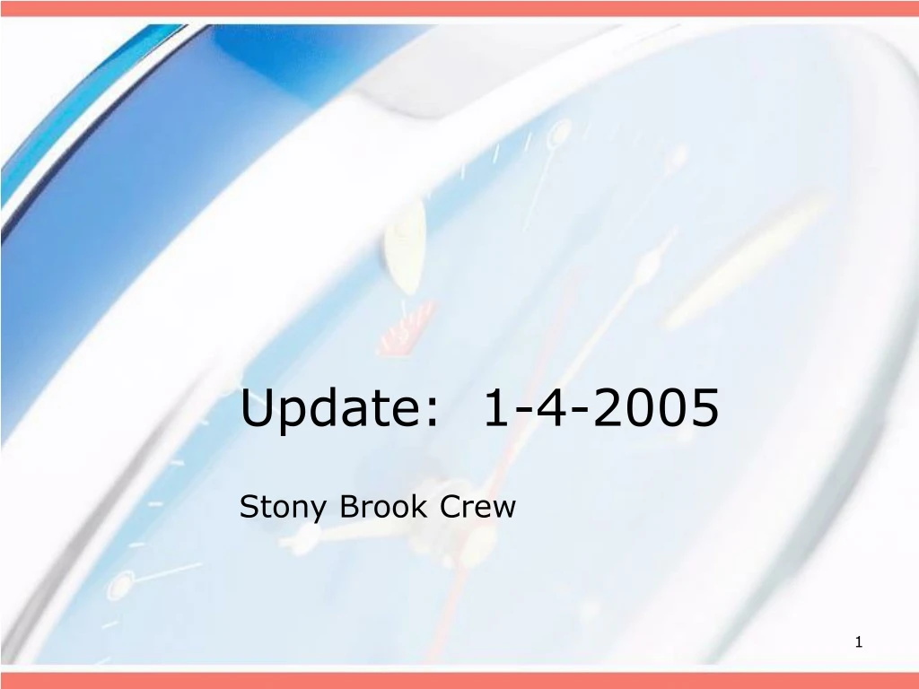 update 1 4 2005