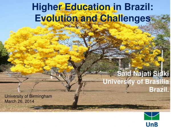 Said Najati Sidki University of Brasilia  Brazil.