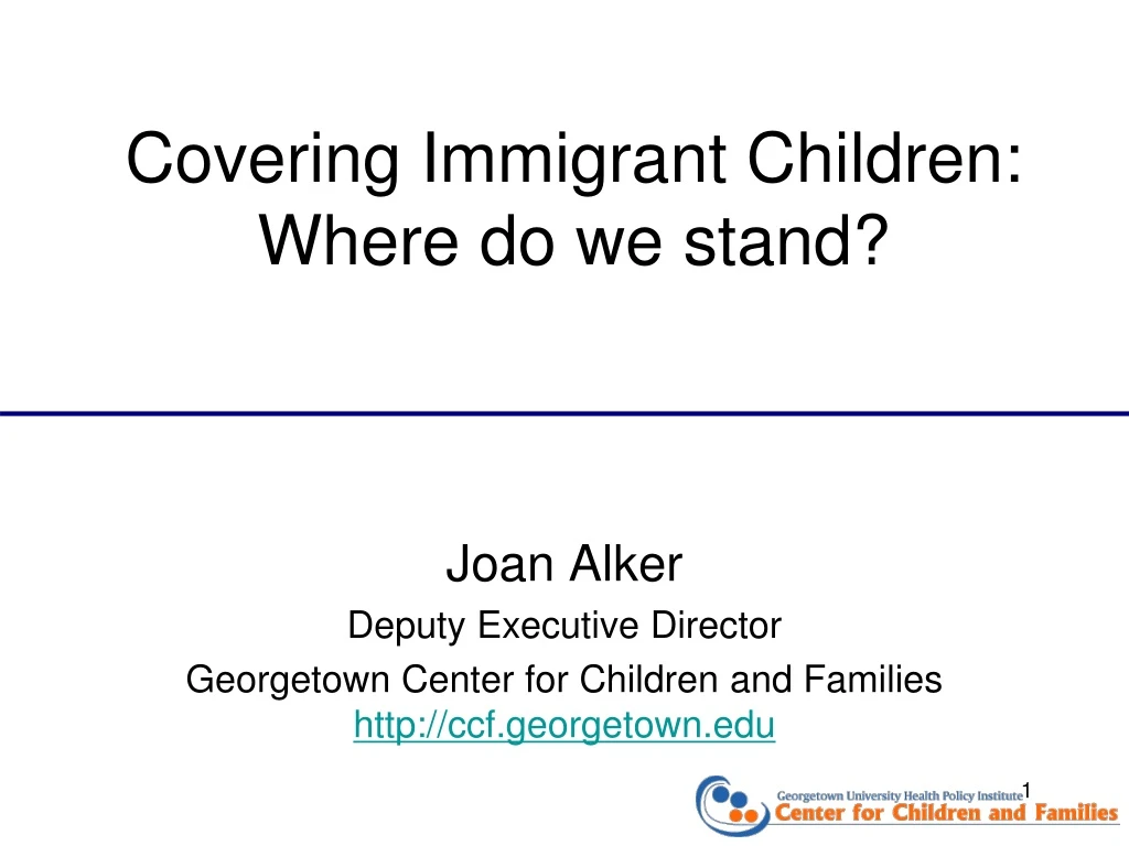 covering immigrant children where do we stand