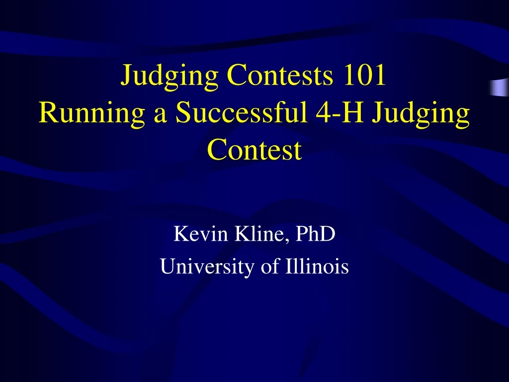 judging contests 101 running a successful 4 h judging contest