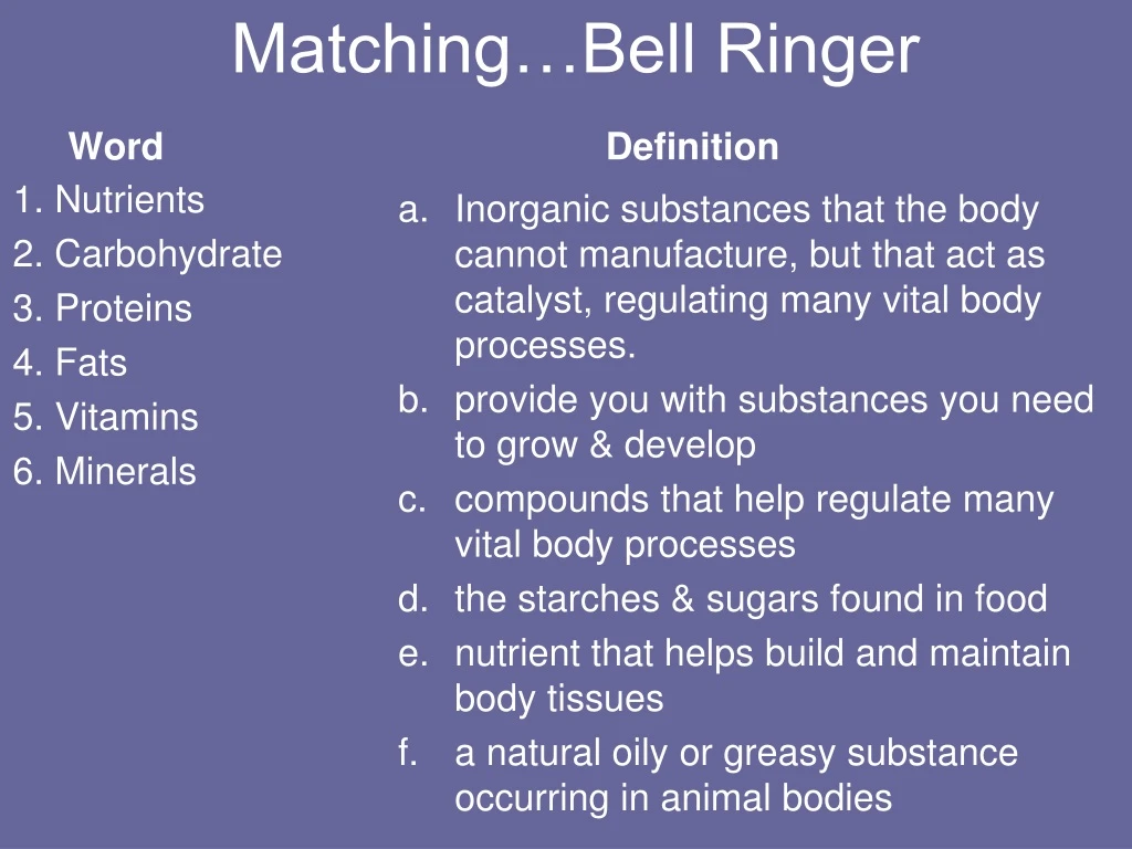 matching bell ringer