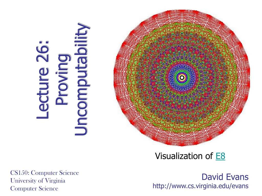 david evans http www cs virginia edu evans
