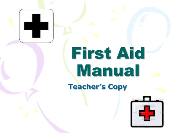 First Aid    Manual