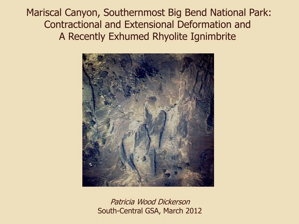 mariscal canyon southernmost big bend national