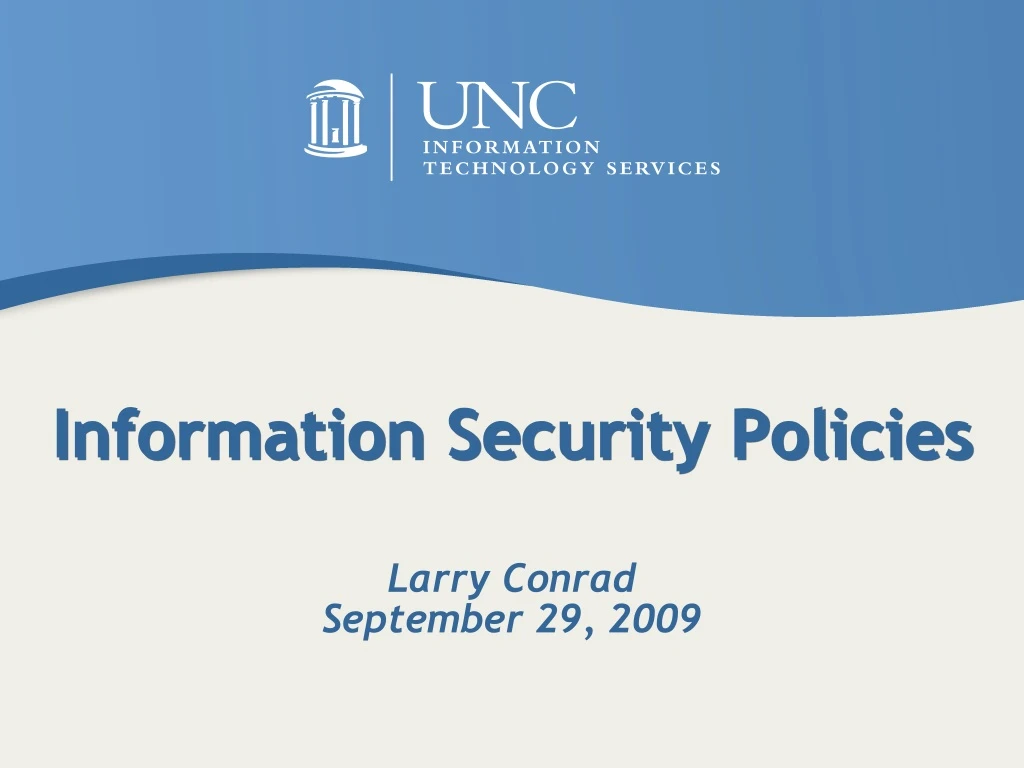 information security policies