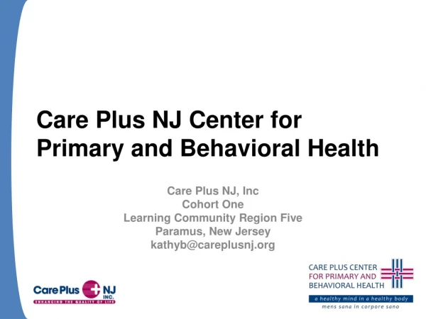 Care Plus NJ Center for Primary and Behavioral Health