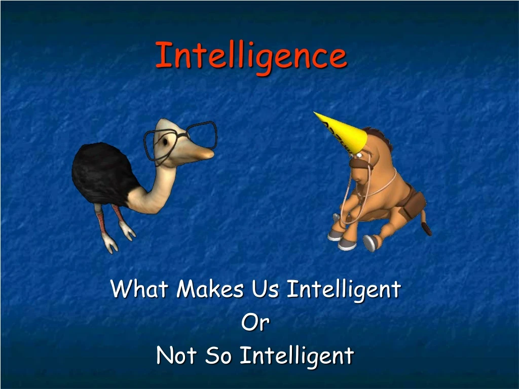 intelligence