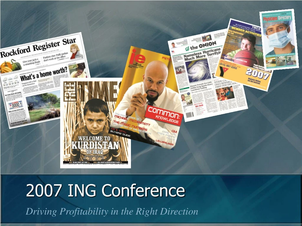 2007 ing conference