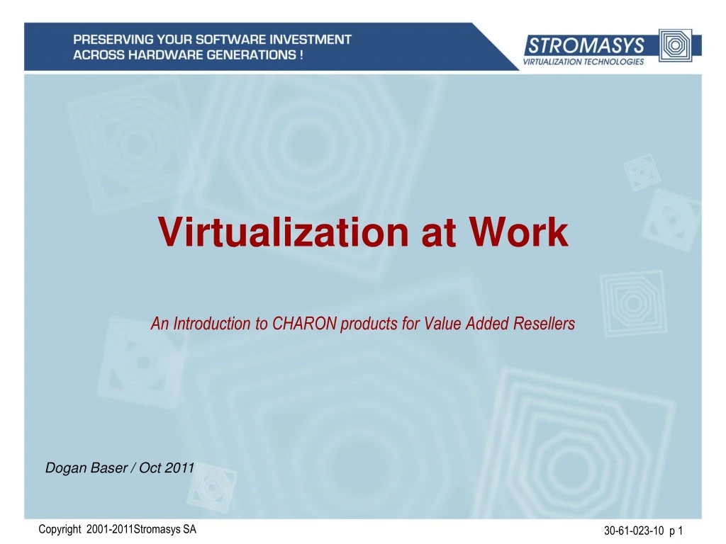 virtualization at work