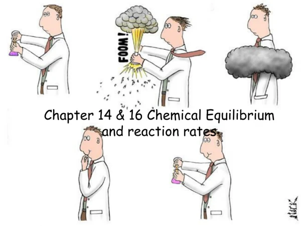 Chapter 14 &amp; 16 Chemical Equilibrium and reaction rates