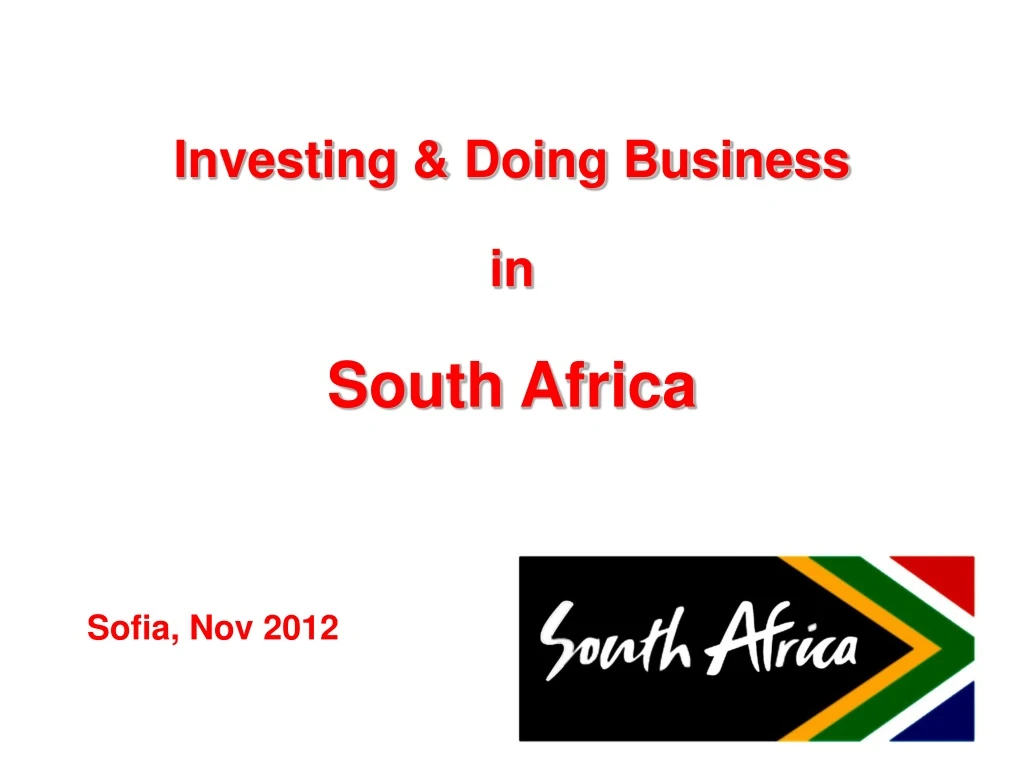 investing doing business in south africa