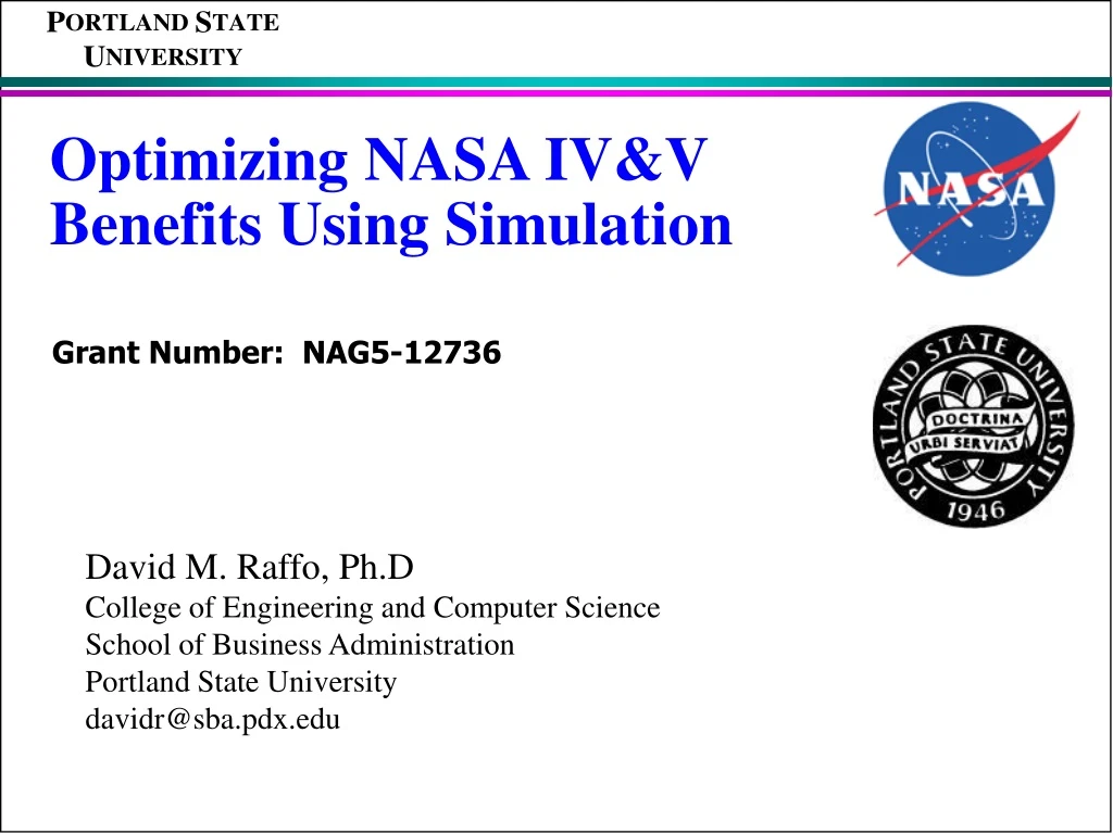 optimizing nasa iv v benefits using simulation