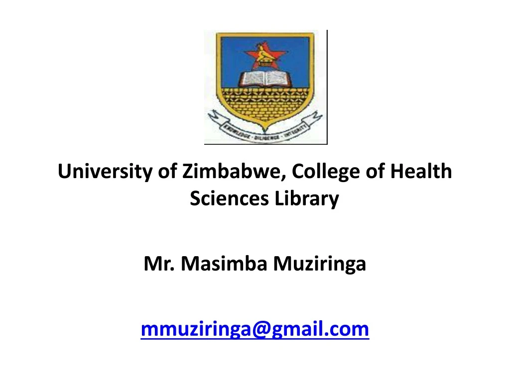 university of zimbabwe college of health sciences