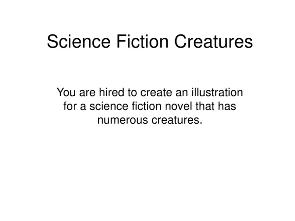 Science Fiction Creatures