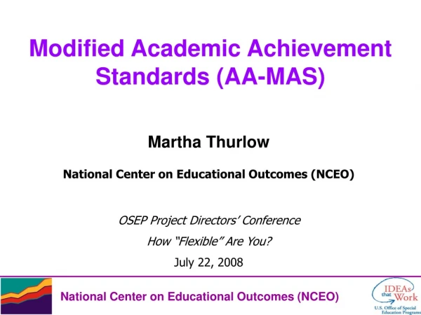 National Center on Educational Outcomes (NCEO)