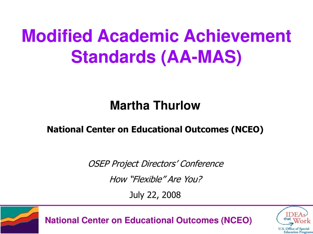 modified academic achievement standards aa mas