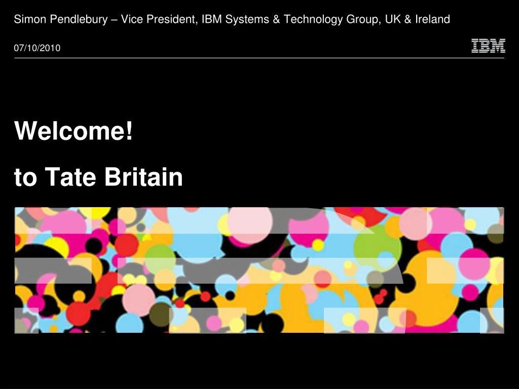 simon pendlebury vice president ibm systems technology group uk ireland 07 10 2010