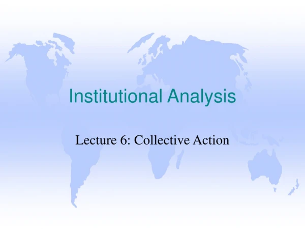 Institutional Analysis