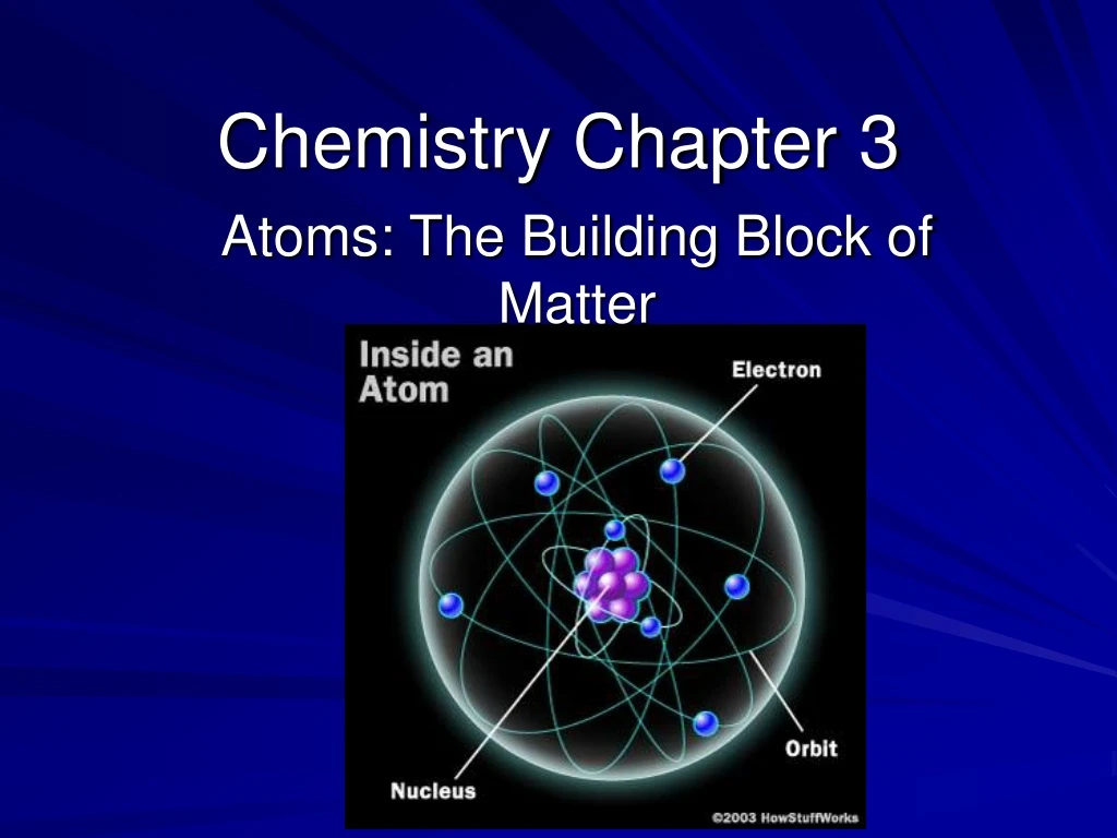 chemistry chapter 3