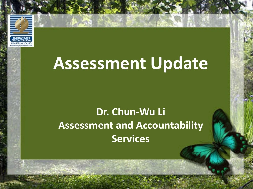 assessment update