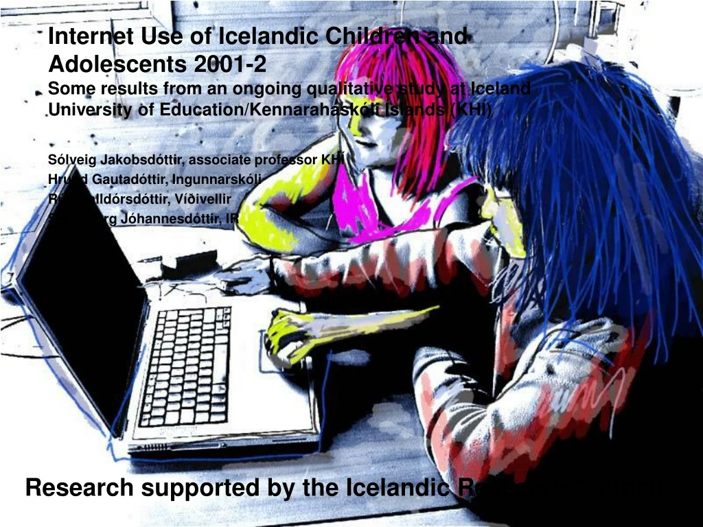 internet use of icelandic children
