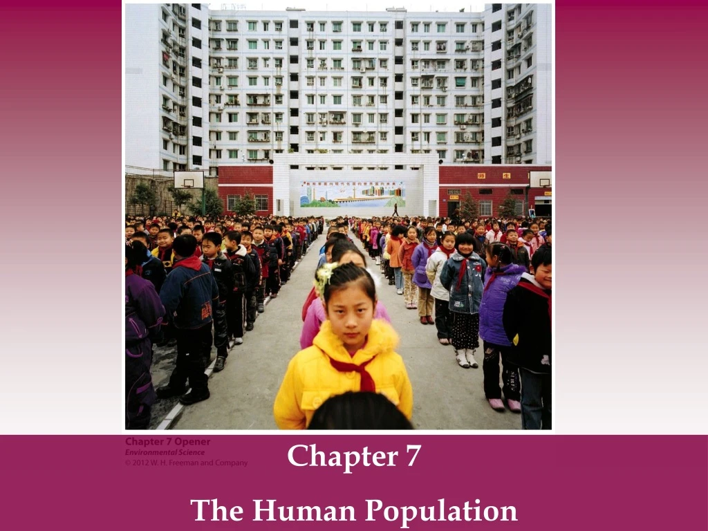 chapter 7 the human population