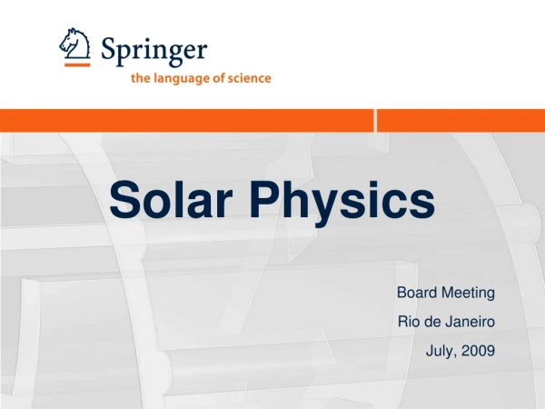 Solar Physics