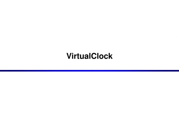 VirtualClock