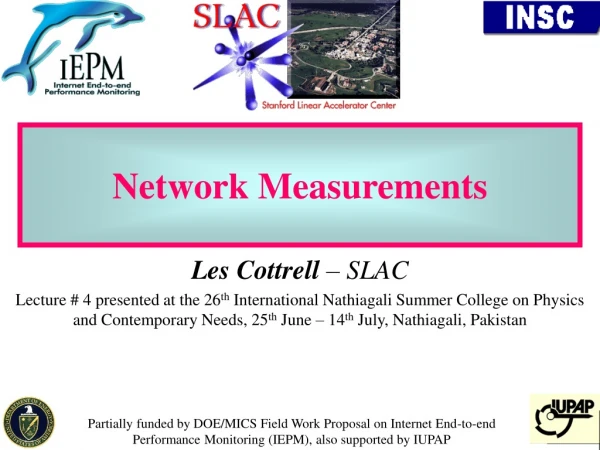 Network Measurements