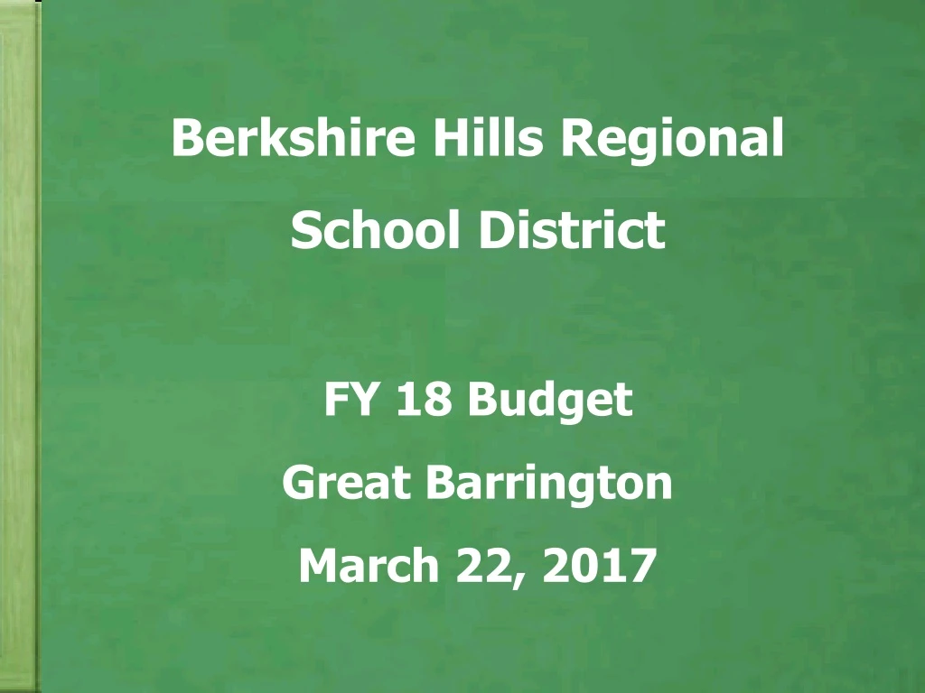 berkshire hills regional school district