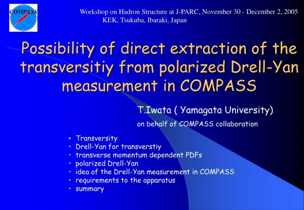 Transversity   Drell-Yan for transverstiy   transverse momentum dependent PDFs