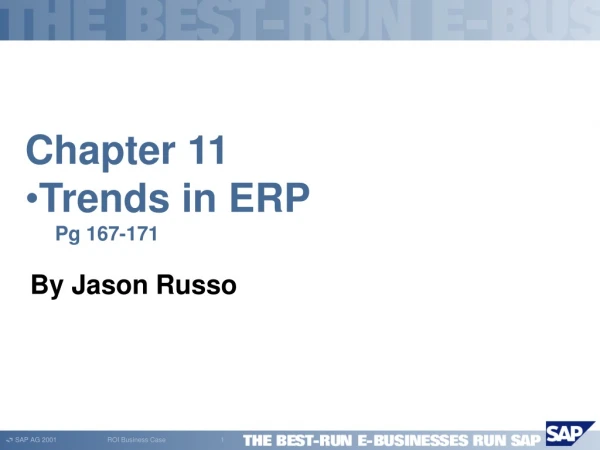 Chapter 11 Trends in ERP Pg 167-171