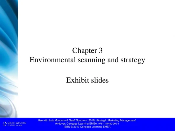 Chapter 3 Environmental scanning and strategy