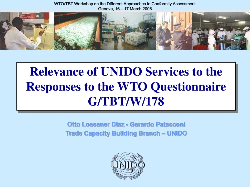 wto tbt workshop on the different approaches