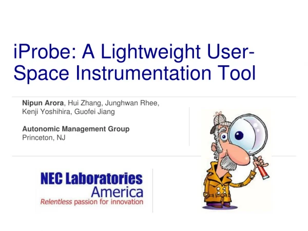 iProbe: A Lightweight User-Space Instrumentation Tool