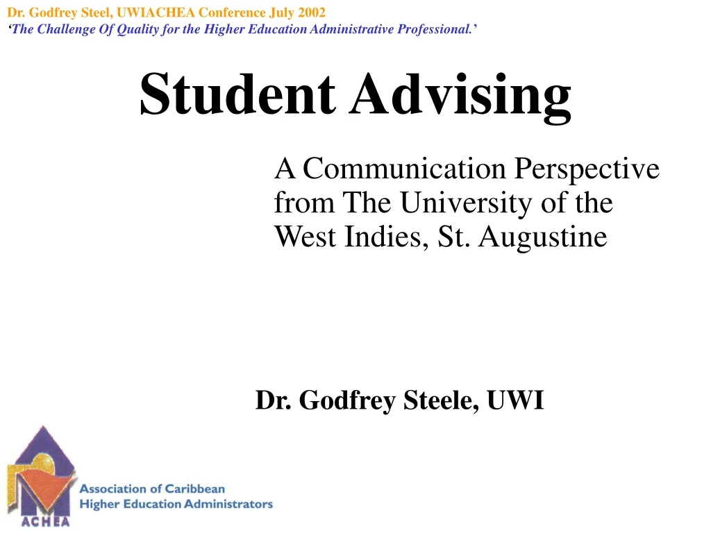 student advising