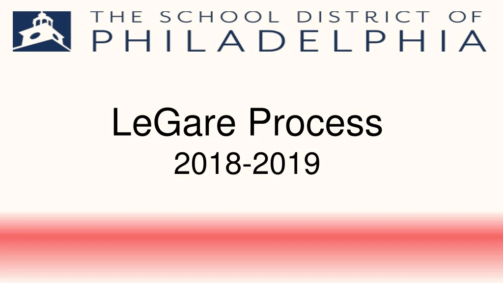 legare process 2018 2019