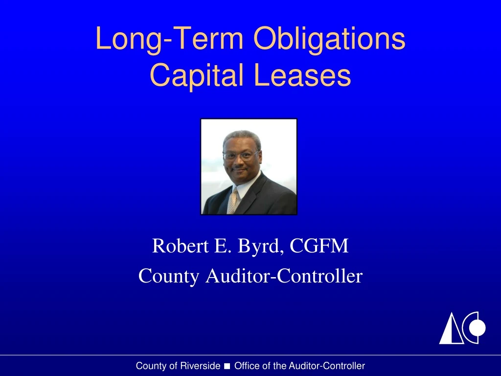 long term obligations capital leases
