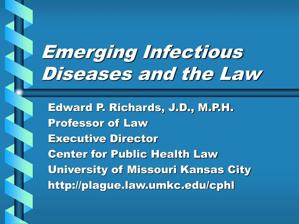 emerging infectious diseases and the law