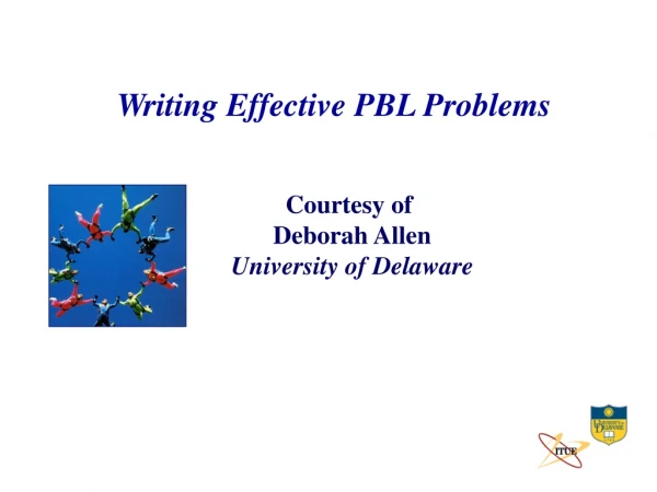 Writing Effective PBL Problems