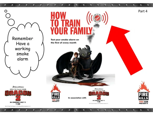 Remember Have a working smoke alarm