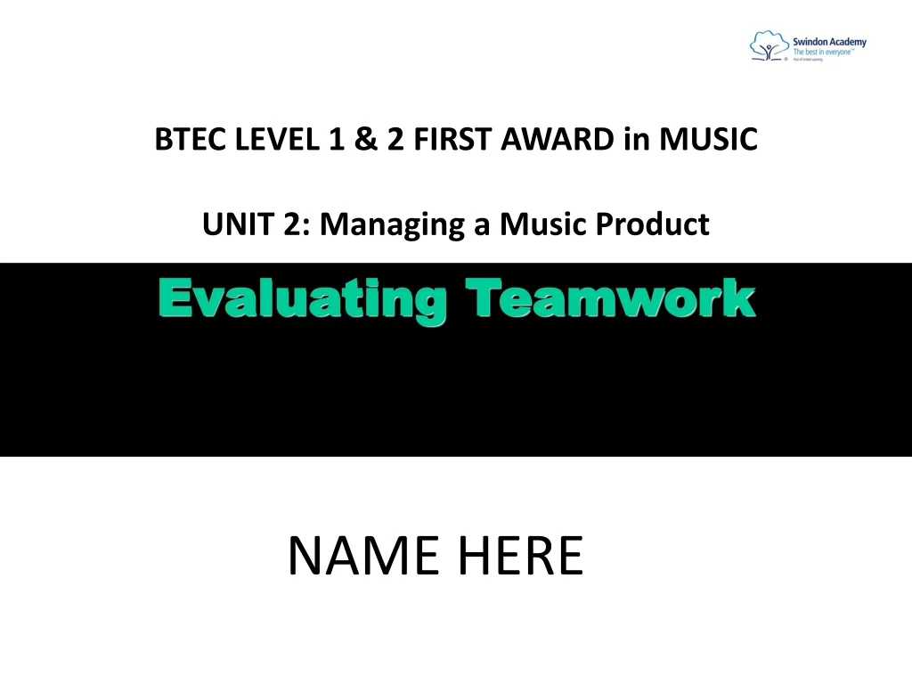 btec level 1 2 first award in music unit