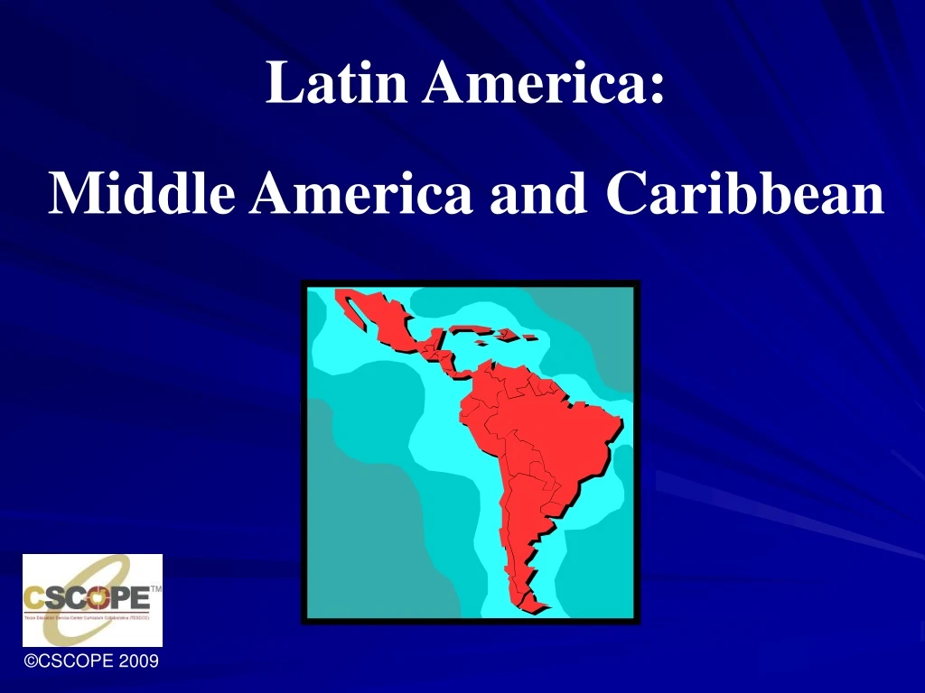 latin america middle america and caribbean