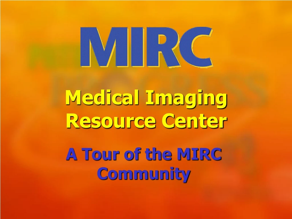 a tour of the mirc community