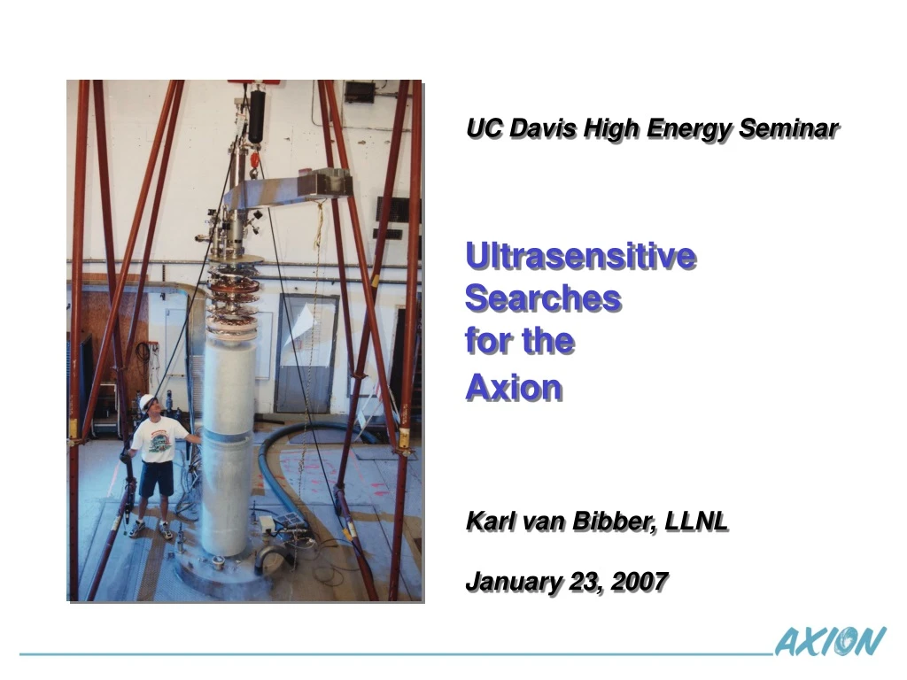 uc davis high energy seminar ultrasensitive