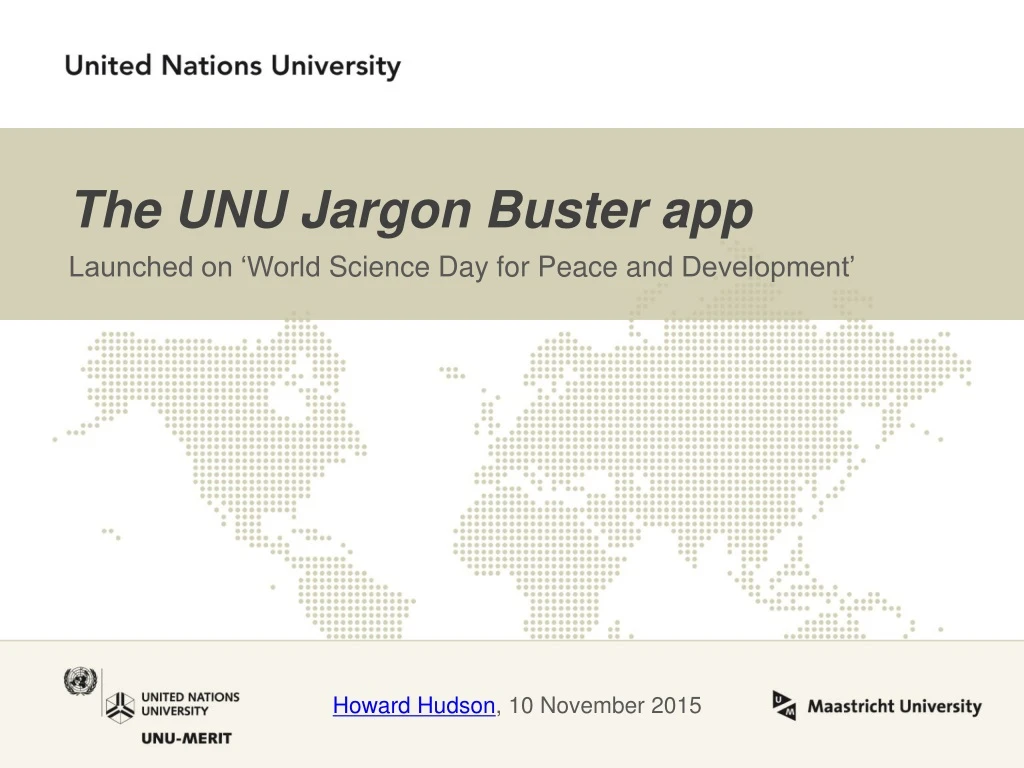 the unu jargon buster app